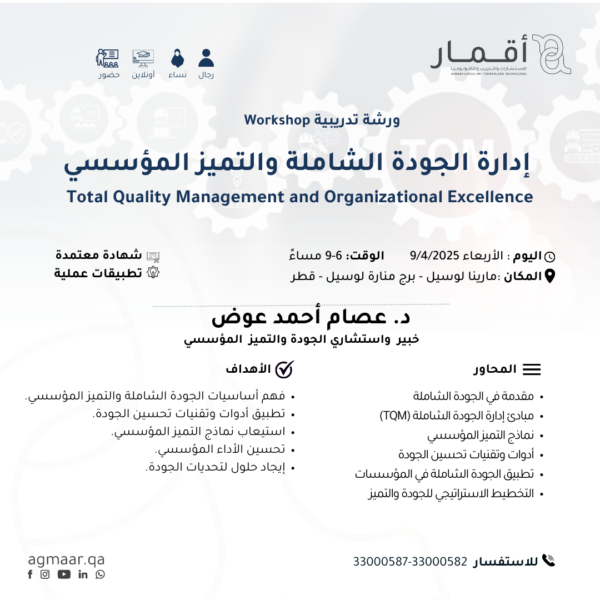 إدارة الجودة الشاملة والتميز المؤسسي